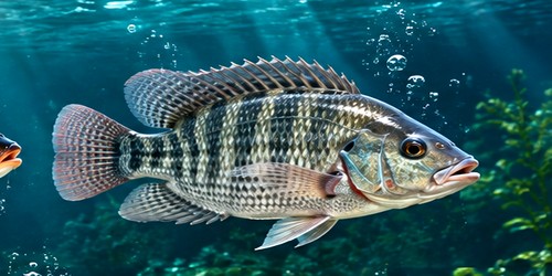 Healthy tilapia fish