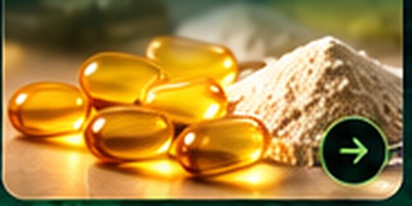 Vitamin capsules and mineral powder